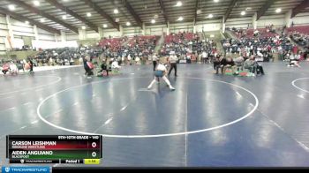 140 lbs Cons. Round 4 - Aiden Anguiano, Blackfoot vs Carson Leishman, Ridgeline Wrestling