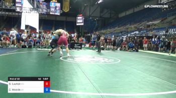 285 lbs Rnd Of 32 - Gavin Layton, Minnesota vs Christopher Woods, Oregon