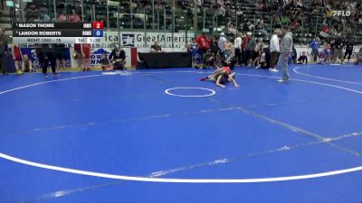 78 lbs 1st Place Match - Mason Thome, Immortal Athletics Wrestling Club vs Landon Roberts, Big Game Wrestling Club