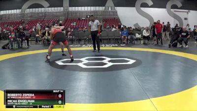 159 lbs Placement Matches (8 Team) - Micah Engelman, Death Squad Wrest vs Roberto Zepeda, DC Wrestling Academy