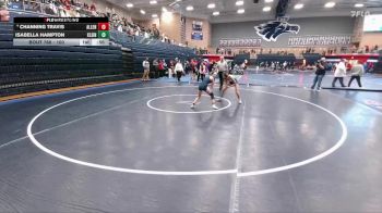 100 lbs Cons. Round 3 - Channing Travis, Allen vs Isabella Hampton, Klein