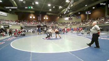 3A 285 lbs Semifinal - Trentyn Aguirre, Grantsville vs Jared Simmons, Carbon