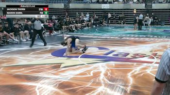 107 lbs Quarterfinals (8 Team) - Jackson Thorn, Saint Michael-Albertville vs Mason Zabel, Plainview-Elgin-Millville