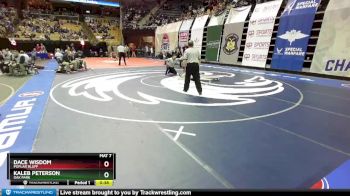 144 Class 4 lbs Cons. Round 1 - Dace Wisdom, Poplar Bluff vs Kaleb Peterson, Oak Park