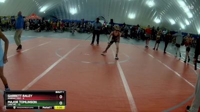 68 lbs Round 1 (6 Team) - Garrett Raley, Kardiac Kidz vs Major Tomlinson, Lake WC