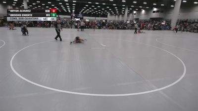 67 lbs Cons. Sub-quarters - Brooks Ewertz, Wichita Training Center vs Bryan Alvarez, New Mexico