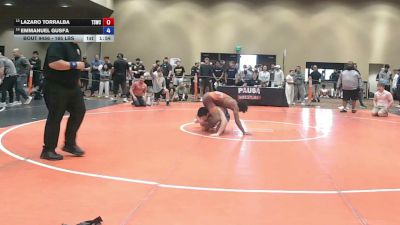 165 lbs Cons. Sub-semis - Lazaro Torralba, The STJ Wrestling Club vs Emmanuel Gusfa