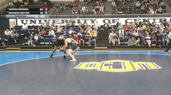 184 lbs Semifinal - Darion Johnson, McKendree vs Branson Britten, Central Oklahoma
