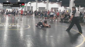 90 lbs Rr Rnd 1 - Logan Vallalla, Mat Warriors White - BHSE vs Max Garcia, Triple T Elite - BHSE