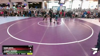 136 lbs Quarterfinal - Karis Smith, Bandit Combat Sports vs Aubrey Warren, NB Elite Wrestling Club