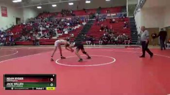 157 lbs 5th Place Match - Jack Willen, Cinncinati LaSalle vs Adam Ryder, Wadsworth