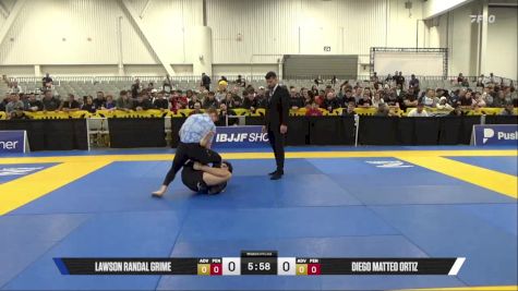 Diego Matteo Ortiz vs Lawson Randal Grime 2025 World IBJJF Jiu-Jitsu No-Gi Championship