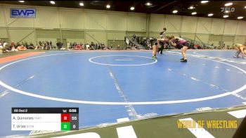 120 lbs Rr Rnd 2 - Andrea Quinones, Funky Singlets Girls vs Tessa Urias, Sisters On The Mat Teal