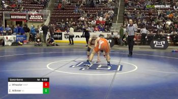 132 lbs Consolation - John Wheeler, Northwestern vs Zack Witmer, St. Joseph's