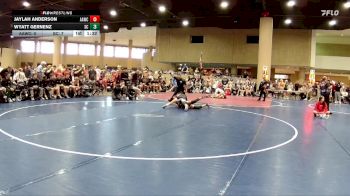 120 lbs Round 1 (6 Team) - Wyatt Gernenz, Skull & Crossbones vs Jaylah Anderson, All American WC