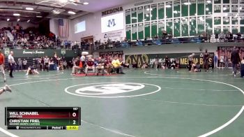 157 lbs Cons. Round 7 - Christian Friel, Hoover (North Canton) vs Will Schnabel, Avon Lake