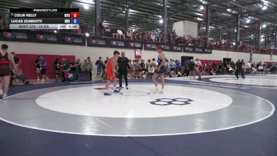 79 kg Champ. Rd Of 128 - Colin Kelly, Illinois Regional Training Center/Illini WC vs Lucas Zombotti, Hilltopper Wrestling Club