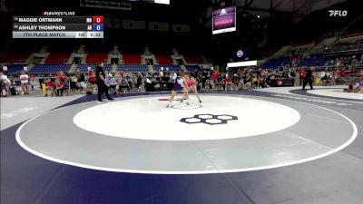 145 lbs 7th Place Match - Maggie Ortmann, MO vs Ashley Thompson, AR