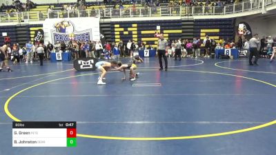 80 lbs Consy 3 - Gabe Green, Peters Township vs Brycen Johnston, Derry