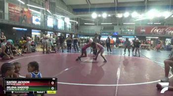 92 lbs 2nd Wrestleback (8 Team) - Kaydee Jackson, Not Plain Janes vs Selena Hagood, Alabama Elite Gold