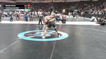 4A 190 lbs Semifinal - Reggie Suazo, Taos vs Christian Maynes, Silver