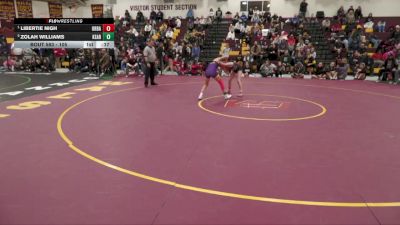 105 lbs 3rd Place Match - Zolah Williams, Kearney HS vs Libertie Nigh, Urbana High School