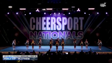 World Cup - Milkyways [2026 L2 Youth - Medium Day 2] 2026 CHEERSPORT National All Star Cheerleading Championship