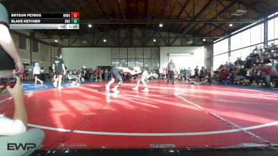 155 lbs Quarterfinal - Bryson Petros, Red Ryder Wrestling Club vs Blake Ketcher, Salina Wrestling Club