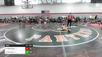 65 lbs Rr Rnd 1 - Max Kessinger, Indiana Outlaws Black vs Kolton Hartman, Kodiak Attack