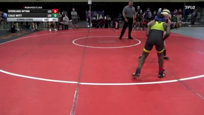 91 lbs Consi-qtrs - Sterling Wynn, Lexington Park vs Cale Witt, Lehighton