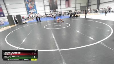 72 lbs Rd# 10- 4:00pm Saturday Final Pool - Rocco Creazzo, PA Gold vs Julian Lawrence, Cali Red