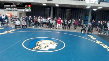 113 lbs Champ. Round 2 - Jeremy Powell, Unattached vs Landon Jenkins, Unattached