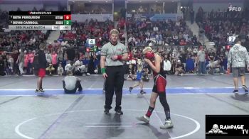 80 lbs Champ. Round 1 - Koleman Shultz, Parsons vs Layton Hamel, Plainville Kids