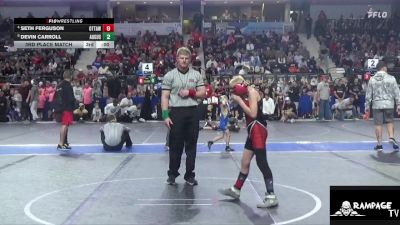 80 lbs Champ. Round 1 - Koleman Shultz, Parsons vs Layton Hamel, Plainville Kids