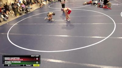 136 lbs Cons. Round 2 - Ryder McKenzie, Minnesota vs Knox Hampton, Farmington Wrestling Club