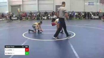82 lbs Quarterfinal - Anthony Juarez, Tuf California Wrestling Academy vs Malakii Martin, Top Notch WC