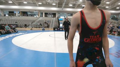 88 lbs Asher Asad, Georgia vs Maximus Aldana, South Dakota