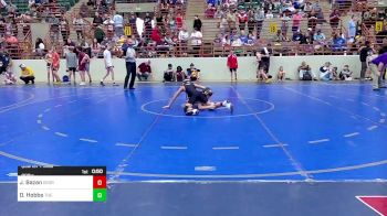 90 lbs Quarterfinal - Joseph Bazan, Georgia vs Dawson Hobbs, The Storm Wrestling Center