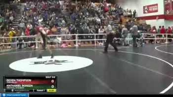 126 lbs Cons. Round 2 - Nathaniel Boreen, Greybull/Riverside vs Deven Thompson, Star Valley