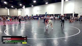 120 lbs Round 3 (6 Team) - Cason Fitch, Iowa Hawks vs Miles Rowe, Team STL Red