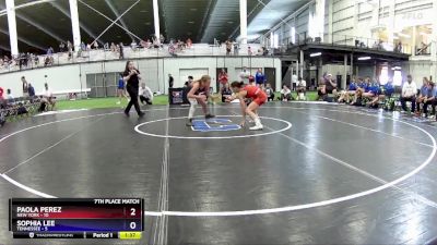 97 lbs Placement Matches (8 Team) - Paola Perez, New York vs Sophia Lee, Tennessee