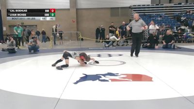 49 lbs Cons. Quarters - Lyam McKee, Uintah Wrestling vs Cal Boehlke, No Nonsense Wrestling