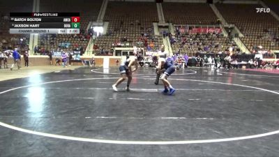 1A-4A 165 Champ. Round 1 - Jaxson Hart, Dora vs Batch Bolton, American Christian Academy