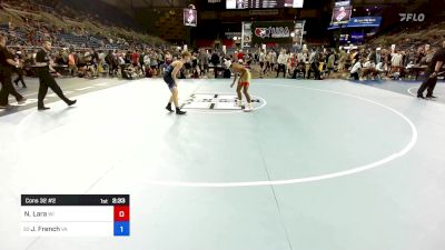 106 lbs Cons 32 #2 - Nick Lara, WI vs Jonathan French, VA