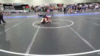 110 lbs Champ. Round 1 - Gracey Wood, South Central Punisher vs Emjay Marez, Garden City Wrestling Club
