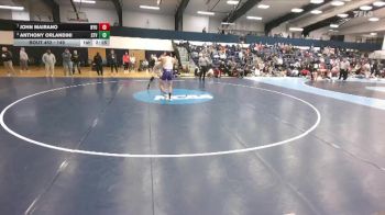 149 lbs Semifinal - Anthony Orlandini, Saint Vincent vs John Mairano, New York University