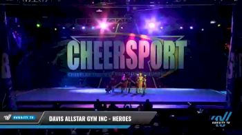 Davis Allstar Gym Inc - Heroes [2021 L3 Junior - D2 - Small - A Day 1] 2021 CHEERSPORT National Cheerleading Championship