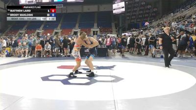 144 lbs Cons. Rd Of 64 - Matthew Laird, Illinois vs Brody Makloski, Colorado