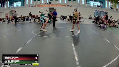 130 lbs Round 2 (6 Team) - James Johnson, Misfits United vs Bryant Moyer, Riverdale WC