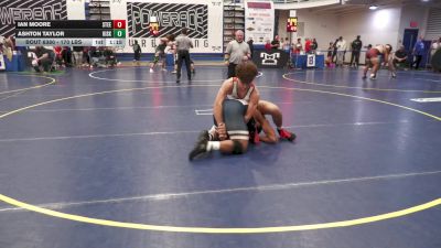 170 lbs Quarterfinal - Ian Moore, Steel Valley Renegades vs Ashton Taylor, Kiski Area